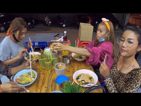 After work with the Lust on Soi 6 ladies around Pattaya, Thailand