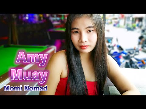 [Pattaya]Amy(Muay) in Oh Bar on Aug.23 (Part 17), Interview & Pool & Games